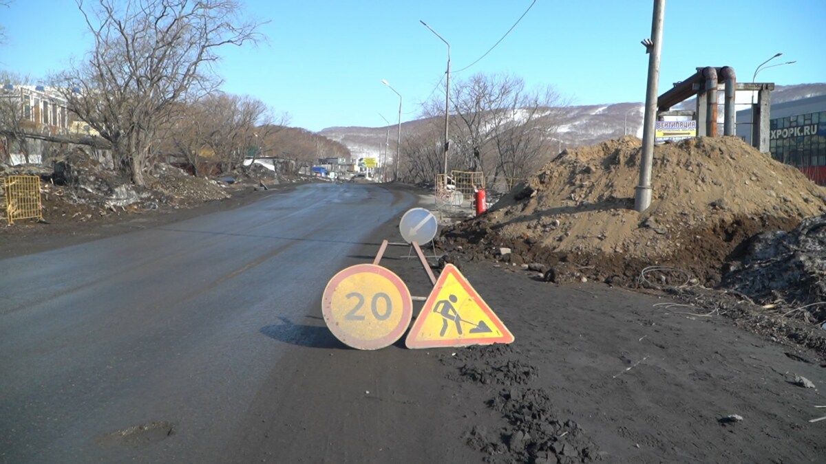 Ливневую канализацию обустроят на дороге по улице Дальней в столице Камчатки